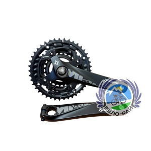 Система PROWHEEL TA-CQ01, 3x (42/34/24), шатуны 160 мм, под квадрат, чёрная