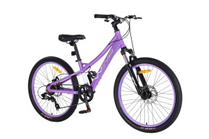 24" Велосипед WIND Victory, 7-speed, рама AL-12" (лавандовый)
