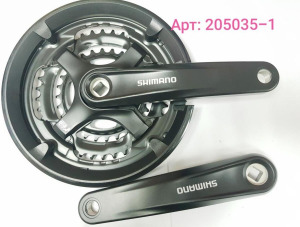 Система шатунов Shimano AL. UM-1NJ0A-002-00 (48х38х28 зубьев)