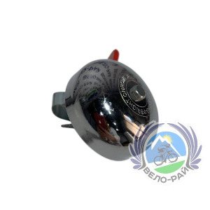 Звонок стальной TaiPan большой (Ø 3″), хромированный, производство Индия.