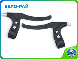 Ручки тормоза TAIPAN под 3 пальца из пластика, чёрные. Индия