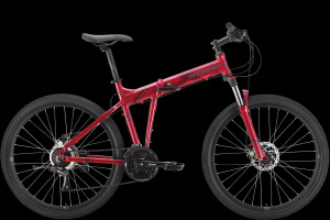 26" Велосипед STARK '21 Cobra 26.2D, складной, AL рама-18",  21-speed (красный / серый)