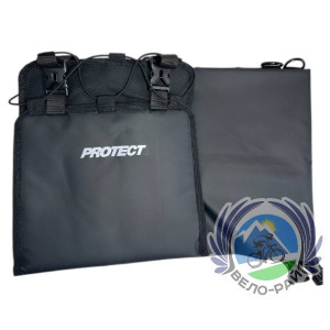 Велосумка на руль PROTECT чёрная, 10 литров, Россия