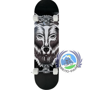 Скейтборд 77 см, принт Wolf, арт. SH04