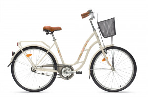 28" Велосипед AIST Tango 1.0, беживый (корзина, багажник) Беларусь