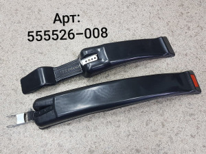 Крылья пластиковые 26"-29" широкие с задним катафотом (модель: XGNB-008) чёрные.