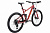 27,5" Велосипед STARK '24 Tactic FS LT 27.4HD 9-speed, рама AL-20", красный матовый/оранжевый