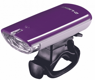 Фара передняя D-LIGHT CG-120-P 2×0,5 Вт, фиолетовая