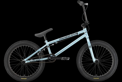 20" Велосипед STARK '21 Madness BMX-4 (голубой / чёрный)