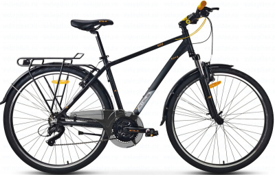 28" Велосипед STELS Navigator-800 Gent 21-speed, рама AL-19" (чёрный) Россия