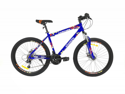 26" Велосипед KRAKKEN Compass MD, 7-speed, рама-18" (синий) Беларусь