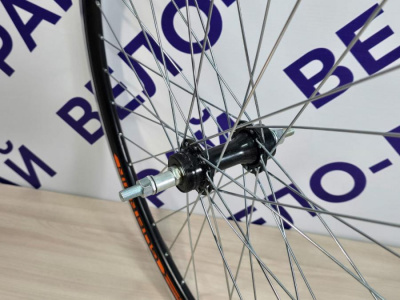 Колесо 24" заднее. 2AL обод, сталь втулка МТВ под трещотку 5-8 скор., V-brake (H36. G14.) г. Пенза