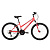 24" Велосипед Black One Ice Girl V-тормоз, 21-speed, рама-12" (оранжевый/ красный/ голубой) Россия.