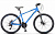 26" Велосипед STELS Navigator-590 D 21-speed, рама AL-18" (синий/салатовый)