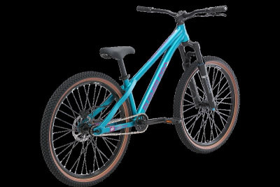 26" Велосипед STARK Pusher PRO HD '25 1-speed, рама AL: S (еловый матовый/ фиолетовый/ белый) Россия