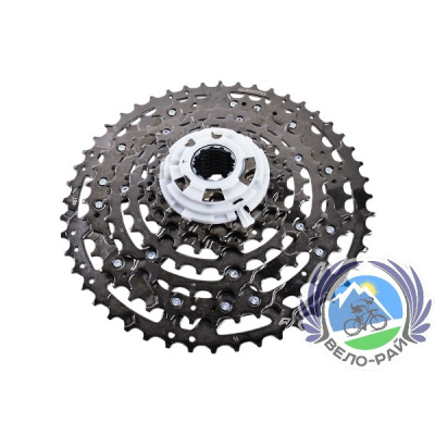 Кассета SHIMANO CUES,LINKGLIDE, CS-LG400-10 11-48T 10 скоростей (11-13-15-17-20-23-28-34-41-48T) ACS