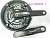 Система шатунов Shimano AL. UM-1NJ0A-002-00 (48х38х28 зубьев)