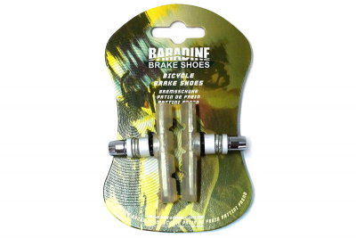 Колодки для V-brake, L-60мм. "BARADINE" 948V, MTB/BMX, (прозрачные)