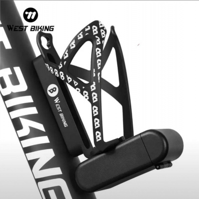 Держатель фляги West Biking с кейсом для инструмента + монтажки. YP0704036.