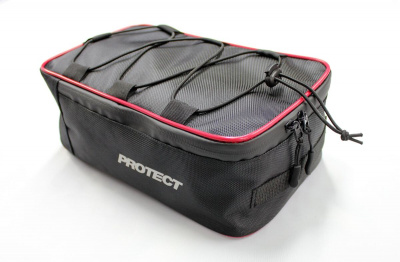 Велосумка на багажник PROTECT 29×17×12 см, черная, Россия