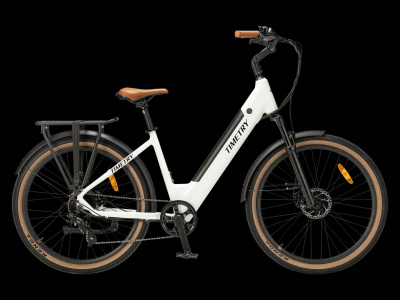 27,5" Электровелосипед D206 8-speed, Мотор: BAFANG/M210M/36V*250W АКБ: 36В 10,4Ач. (белый)