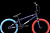 20" Велосипед STARK '24 Madness BMX-1 рама-9" (темно-синий матовый/ серебристый/ синий, красный)