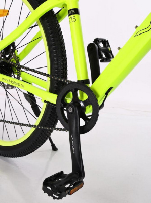 27,5" Велосипед WIND ULTRA, 8-скоростей, рама AL-14,5" (светло-зеленый)