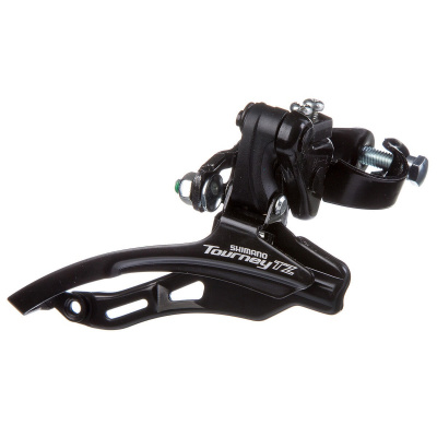 Передний переключатель Shimano Teurney FD-TZ500 вер. тяга, 3х6-8 speed, 42Т, хомут: ǿ-31,8мм.
