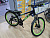 24" Велосипед ROLIZ 101-3, D-тормоз, 21-speed, чёрный / зелёный