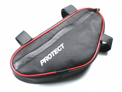 Велосумка на раму PROTECT 32×15×5см, чёрный, Россия