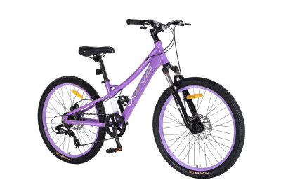 24" Велосипед WIND Victory, 7-speed, рама AL-12" (лавандовый)