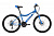24" Велосипед Black One Ice D 21-speed, рама-12" (синий/ белый/ синий) Россия