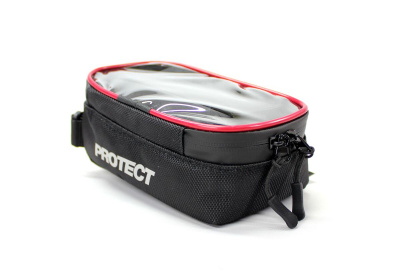 Велосумка на раму PROTECT 19×9×10см, чёрный, Россия