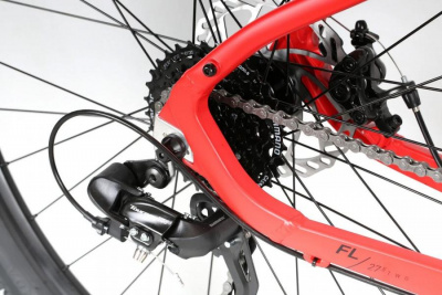 27,5" Велосипед HARO Flightline Two 24-speed, ALрама 20" (L) (матовый красный)