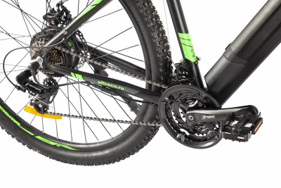 29" Электровелосипед Eltreco Ultra MAX (серо-зелёный) 2507