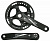 Шатуны PROWHEEL ZEPHYR-236A зубьев 36 (36T) L-165мм. под квадрат, AL-6061-T6, чёрные