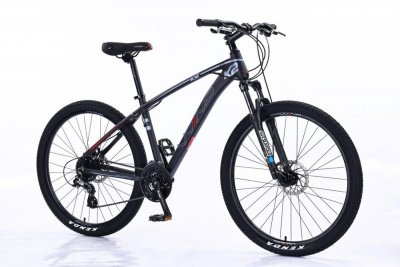 27,5" Велосипед WIND K2 MD, 24 speed, рама AL-17", чёрно-красный