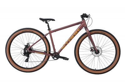 29" Велосипед STARK Tank 29.1D+ '25, 8 speed, рама AL-XL/22", коричневый матовый/ песочный