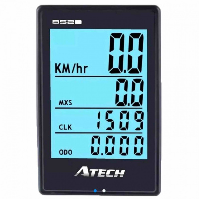Велоспидометр ATECH BS20-BV-CA-RTC-FL-EL