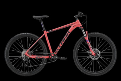 27,5" Велосипед STARK '23 Router 27.3 HD, 8-speed, AL рама-18" (красный/ никель) Россия