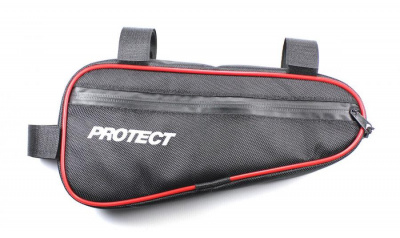 Велосумка на раму PROTECT 30×14×5см, чёрный, Россия