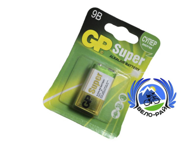 Батарейка крона GP Super 1604A, 9V, Alkaline
