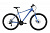 27,5" Велосипед STARK '22 Hunter 27.2D AL рама-16", 21-speed (синий / никель) Россия.