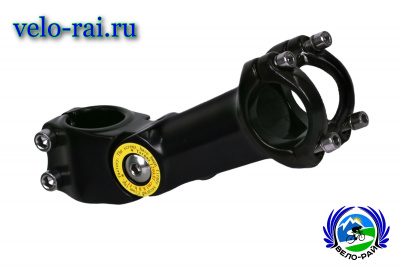 Вынос руля JOY KIE JB-811F регулируемый 15°-50°, 1⅛, Ø-31,8мм. L-100мм., подъем 41мм., AL, чёрный