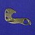 Крепление заднего переключателя скоростей ( ПЕТУХ ) №-10.