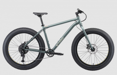 26" Велосипед STARK Fat 26.2 D '26 8-speed, рама AL-19"/L, миртовый матовый/ беживый