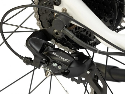 27,5" Электровелосипед D206 8-speed, Мотор: BAFANG/M210M/36V*250W АКБ: 36В 10,4Ач. (белый)