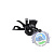 Шифтер Shimano Deore, M4100, правый, 10 ск, индикатор трос 2050мм, черный без упак