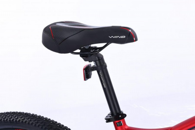 29" Велосипед WIND Elbrus 21-speed, кассета, AL рама-17" (красный/ чёрный)