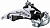 Переключатель передний Shimano Teurney TY500 3x7/6 speed, 42T унив-ная тяга